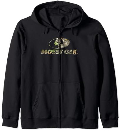 Mossy Oak Nature Camouflage Classic Outdoors Logo Kapuzenjacke
