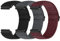 Yunshare, Cinturino per orologio a sgancio rapido da 22 mm, 20 mm, 19 mm, 18 mm, in nylon elastico, per donne e uomini, per Samsung Galaxy Watch/Garmin/Fossil/Amazfit/Huawei, 3 pezzi, 20mm, Nessuna