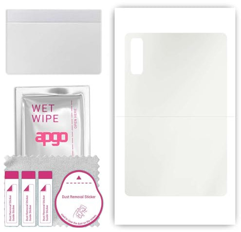 apgo Rückseite Schutzfolie, Matt, kompatibel mit Lenovo Tab P12, Hinten Hydrogel-Displayschutzfolie mit Positionierhilfe, Kratzfest, einfache Montage