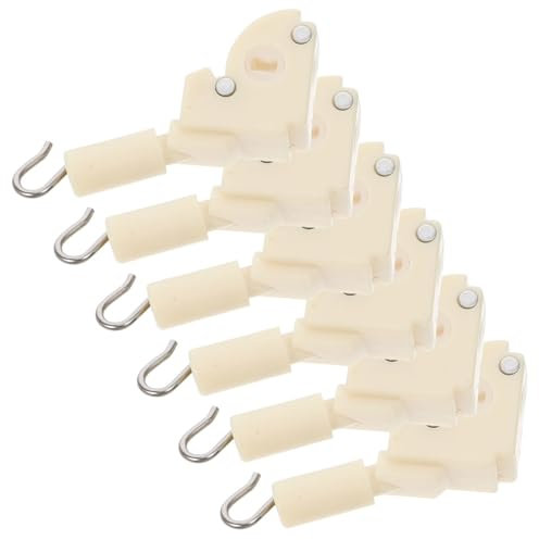 MUSISALY 6pezzi Ganci Di Controllo Per Tende Orizzontali Parti Di Ricambio Per Meccanismo Di Facile Installazione e Compatibile Con Diverse Tende e Design