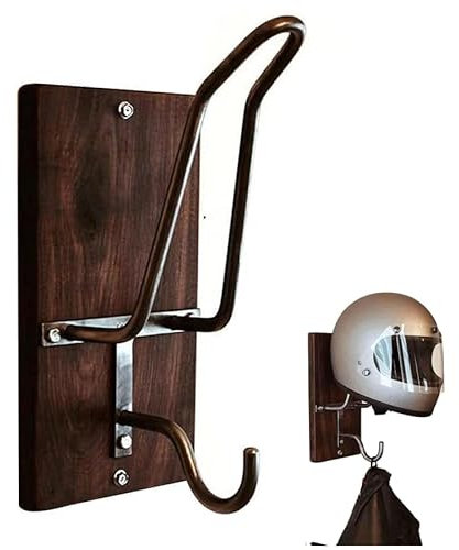 Yuiturt Helmhalterung Wand Multifunktionaler Motorradhelm Halter,Motorradhelm Halterung Fahrradhelm Halterung,Wandmontage für Fahrrad und Motorradhelme für Mäntel,Helme,Hüte Aufhängen