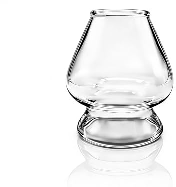 LamChyar Support pour fouet à matcha en verre, support pour fouet à matcha en bambou, accessoires pour cérémonie du thé (transparent)