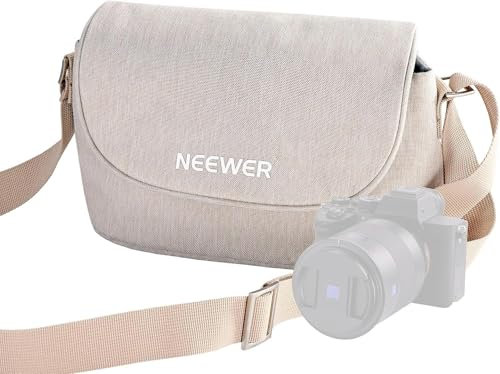 NEEWER Sac à bandoulière pour Appareil Photo, résistant à l'eau, léger, Compact pour photographes, Compatible avec Les objectifs Sony Canon, Nikon, DSLR et Petits Accessoires de Photographie, PB25