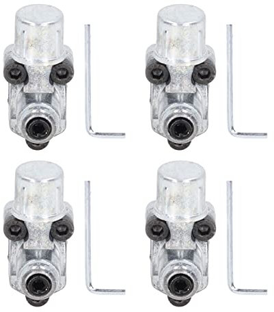 Valvola di Piercing 4pcs, Valvole di Rubinetto della in Lega Zinco 3 in 1 Espansione del Condizionatore d'aria e Parti per 4 Pollici 4 Pollici 8 con Buona ILIL