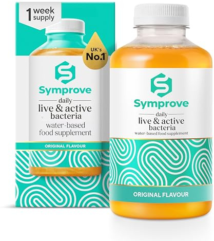 Symprove Liquid Live & Active Bacteria, Original, 1 x 500ml | Daily shot with billions of live cultures, water-based, vegan, dairy & gluten free, no added sugar