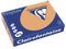 Clairefontaine 1879C - Ries Druckerpapier / Kopierpapier Trophee, Pastell Farben, DIN A4, 80g, 500 Blatt, Camel, 1 Ries