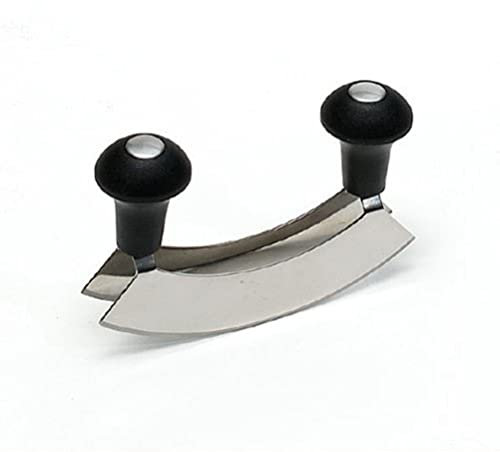 Axentia 200509 Wiegemesser doppelt ES 17 cm, Silberfarben, Schwarz