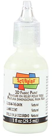 Scribbles • 3D Textile Paint Neon 29.5 ml Glow in the Dark