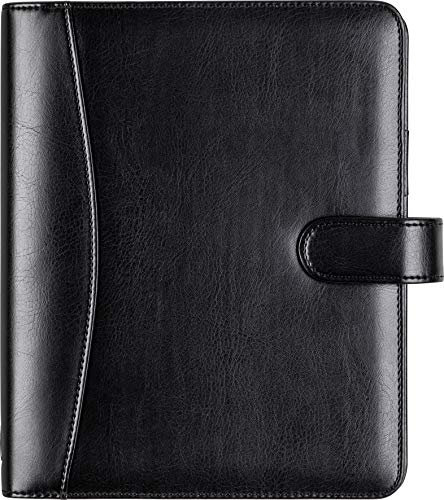 rido/idé 706504190 Zeitplansysteme/Ringbuchkalender/Timer Timing (1, A 5, 148 x 210 mm, Kunstleder-Ringbuch, mit Lasche, 6-Ring-Kipphebelmechanik, ohne Kalendarium) schwarz