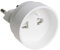 Solera 88U - Adaptador europeo-universal bipolar 10A 250V~. Adaptador de viaje.. Sólo unitario.