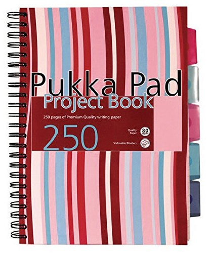 Pukka Pad Projektbuch, A5 250 Seiten fein liniert