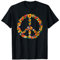 Peace Love 60er 70er Jahre Flower Power Hippie Outfit T-Shirt