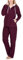 SLOUCHER - Tuta in Pile da Casa e per Tempo Libero da Donna, Colore: Bordeaux, Taglia: 60-62