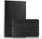Claelech Custodia per tastiera Galaxy Tab A 10.1 (QWERTY), sottile in pelle con tastiera magnetica staccabile Bluetooth senza fili per Samsung Galaxy Tab A 10.1 2016 SM-T580 T585 (nero)