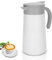 Stainless Steel Double Walled Insulated Jug, 800ml/28Oz Thermal Carafe with Press Button Top, Portable Hot & Cold Pitcher for Coffee, Tea, Beverage