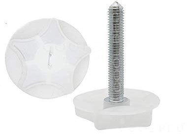 2 tornillos M8 de 50 mm con arandelas de fijación para cama diván (2 tornillos M8 de 50 mm con arandela)