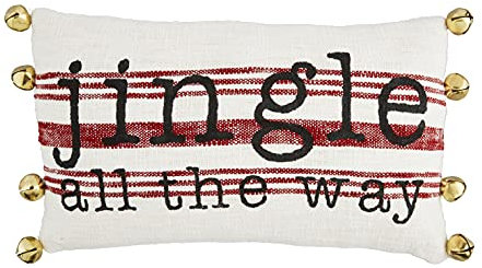 Mud Pie Kissen mit Weihnachtsglocke, Jingle