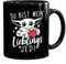 Moonworks® Kaffee-Tassemit Spruch Du bist mein Lieblingsjedi Baby-Yoda Herz Geschenk Freundin Freund Lieblingskollegin schwarz Keramik-Tasse