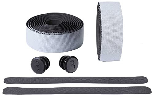 BBB Cycling Fahrrad Lenkerband Fahrrad Griffband Silber mit Reflektierender Beschichtung ReflectRibbon Gel BHP-17 200 x 3cm