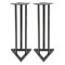 Heavy Duty Studio Monitor Speaker Stands Fixed Height 104cm Pair
