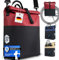 Forrider Fahrradtasche Wasserdicht für Gepäckträger [22L Volumen] mit Schultergurt | Gepäckträgertasche | Einzel | Fahrrad Tasche Packtasche hält an jedem Gepäckträger (Rot)