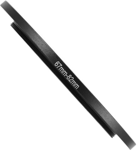 67mm 82mm Kamerafilterringadapter aus Aluminiumlegierung | Schwarz, Kompakt und Leicht Austauschbar, Schützt Uv-filter und Kameralinse, Zubehör für Kameras