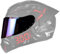 Motorradhelm Integralhelm Full Face Helm ECE/DOT Zertifiziert Four Seasons Vollvisierhelm Herausnehmbares Waschbares Innenfutter Schnellverschluss-Schnalle M-2XL 57-64CM