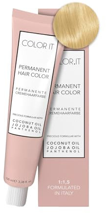COLOR.IT by BM - Permanente Haarfarbe in Salonqualität, 100ml (10.0 Hell Lichtblond, 1er Pack)
