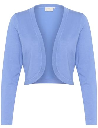 KAFFE Bolero Astrid Damen Bolero Astrid Elegant Jäckchen Langarm Cardigan Bolerojacke XL, Ebb and Flow