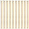 Faden & Nadel Reißverschluss Set: 10 Nylon Reißverschlüsse, nicht teilbar, 40 cm lang, beige