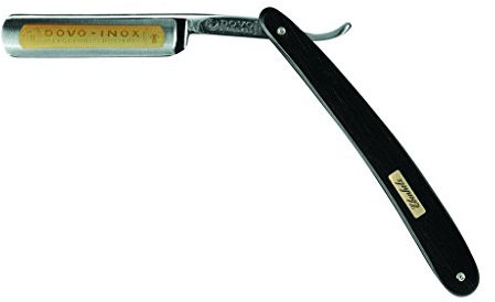 Dovo Rasiermesser Edelstahl mit Ebenholzgriff