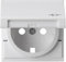 Gira 092203 Abdeckung Schuko Klappdeckel System 55, reinweiß