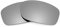 Revant Verres de Rechange Compatibles avec Oakley Fives Squared, Polarisés, Titane MirrorShield