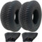Parnells - 2 Jeux de Pneus de Tondeuse à Gazon Sans Chambre à Air, 11x4.00-5 - 4 Plis Wanda P332, Diamètre 276 mm, Largeur 102 mm, 148 kg - pour une Utilisation Tout-Terrain, Poussettes et Chariots