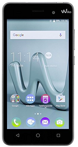 Wiko Lenny 3 Smartphone (12,7 cm (5 Zoll) IPS HD-Display, 16GB interner Speicher, Android 6 Marshmallow) grau