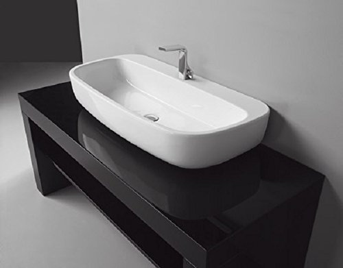 Flaminia Volo Wandhängendes Waschbecken 100 aus Keramik MN100L