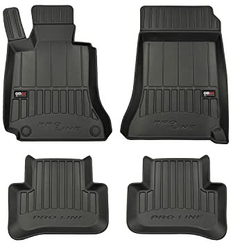 OMAC Gummi Fußmatten kompatibel mit Mercedes C Klasse W204 S204 T-Model 2007-14 Premium TPE