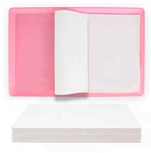 ZIQON 100 Stück Vogelkäfig Liner Papiere große Größe Käfig Papiereinlagen Einwegkäfig Papiereinlagen vorgeschnitten, saugfähiges Kissen Pad Matte Zubehör für Haustier Vogel Papagei