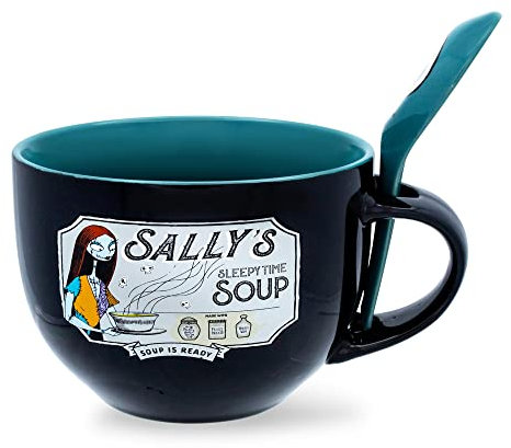 Disney The Nightmare Before Christmas Sally's Sleepy Time Ceramic Soup Mug
