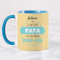 Wanapix | Tasse Personnalisée Fête des Pères | Tasse à Café Personnalisable | Céramique Mug Fete des Pères | cadeaux papa | Va au micro-ondes | Bleu Ciel - Super papa et grand-père