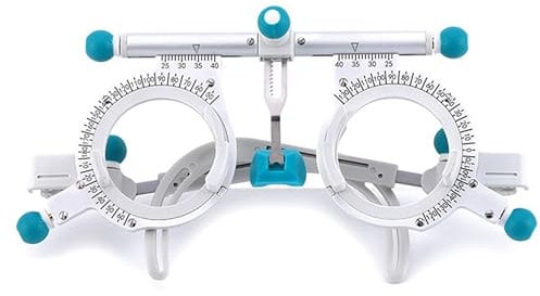 Ultralight Optics Adjustable Trial Lens Frame Optometric Universal Optical Trial Frame, Optometry Test Lens Titanium Optical Test Eyepiece