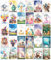 the lazy panda card company, 30 verschiedene, farbenfrohe und lustige Kindergeburtstagskarten mit Umschlägen (Kinder)