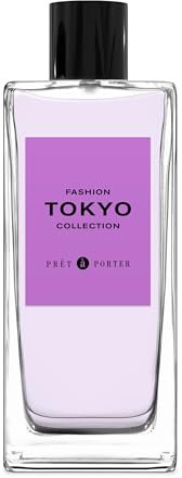 Prêt à Porter Tokyo Eau de Parfum Donna, un avvolgente profumo floreale e fruttato, con note di Fiori di Ciliegio, Pera e Peonia, 100 ml