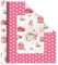 WERNNSAI Valentinstag Geschenkpapier – 1 Rolle 43 cm x 10 m Geschenkpapier zum Valentinstag rosa Geschenkpapier zum Valentinstag rote Rosen Liebesdesign für den Valentinstag mit Schnittlinie