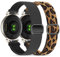Elastische Nylonbänder, kompatibel mit Garmin Lily 2, 14 mm, dehnbares Nylon, 2 Stück, weiche Schlaufenbänder, Schnellverschluss, verstellbares Armband für Lily 2 Classic/Active, Smartwatch-Zubehör