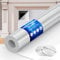 Wintcomfort Fireplace Cover, 3-Layer Insulation Fireplace Draft Blocker with Strips, Inside Fireplace Draft Stopper Stops Heat Loss & Keep Drafts Out, Covers Up to 39 x 55 Fireplace, White Surface