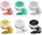 Edible Glitter - 6 Colours 100% Luster Dust Edible, Shimmer Dust Food Colouring Powder for Cake Decorations, Buttercream, Drink, Cocktails, Fondant (3g Each) (Model B)