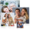 Personalised Photo Gifts Acrylic Block Plaque Personalised Photo Christmas Gifts for Man Women Him Family Gifts Acrylic Photo Block Frame with Any Picture(5x5 cm)