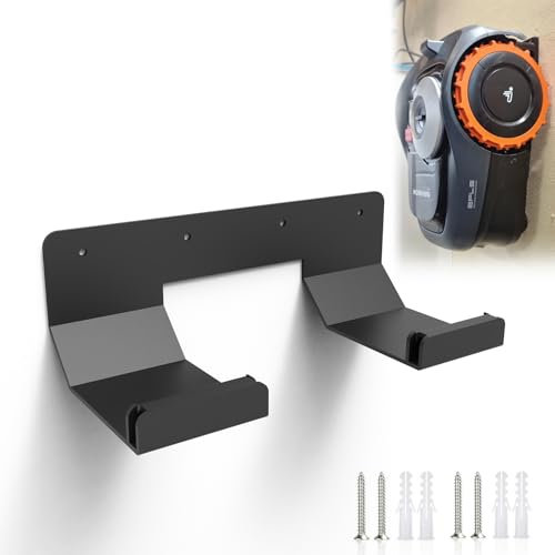 Support mural compatible avec les robots tondeuse Segway Navimow, support en métal JLNJLE pour tondeuse robot Navimow i105E, i108E, peu encombrant, stockage d'hiver, peut être utilisé dans les caves
