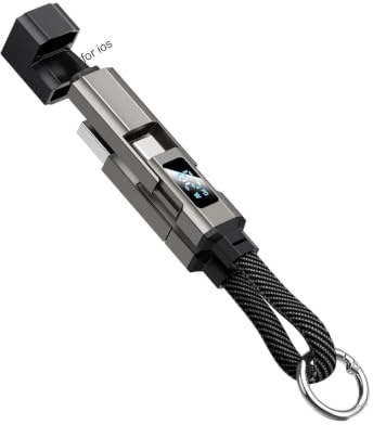 USB C Nyckelring 4-i-1 65W Snabbladdning LED-Display